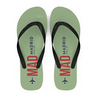Thumbnail for Adolfo Suarez Madrid-Barajas Airport (MAD) Slippers & Flip Flops - Slippers - Flip Flops - Code - Light Green