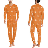 Thumbnail for Menorca Airport (MAH) Pajamas - Men Pajamas - Orange