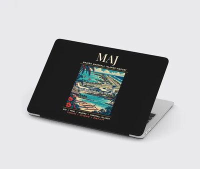 MAJ - Poster - MacBook Case - Black
