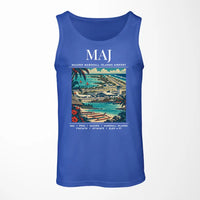 Thumbnail for MAJ - Poster - Tank Top - Blue