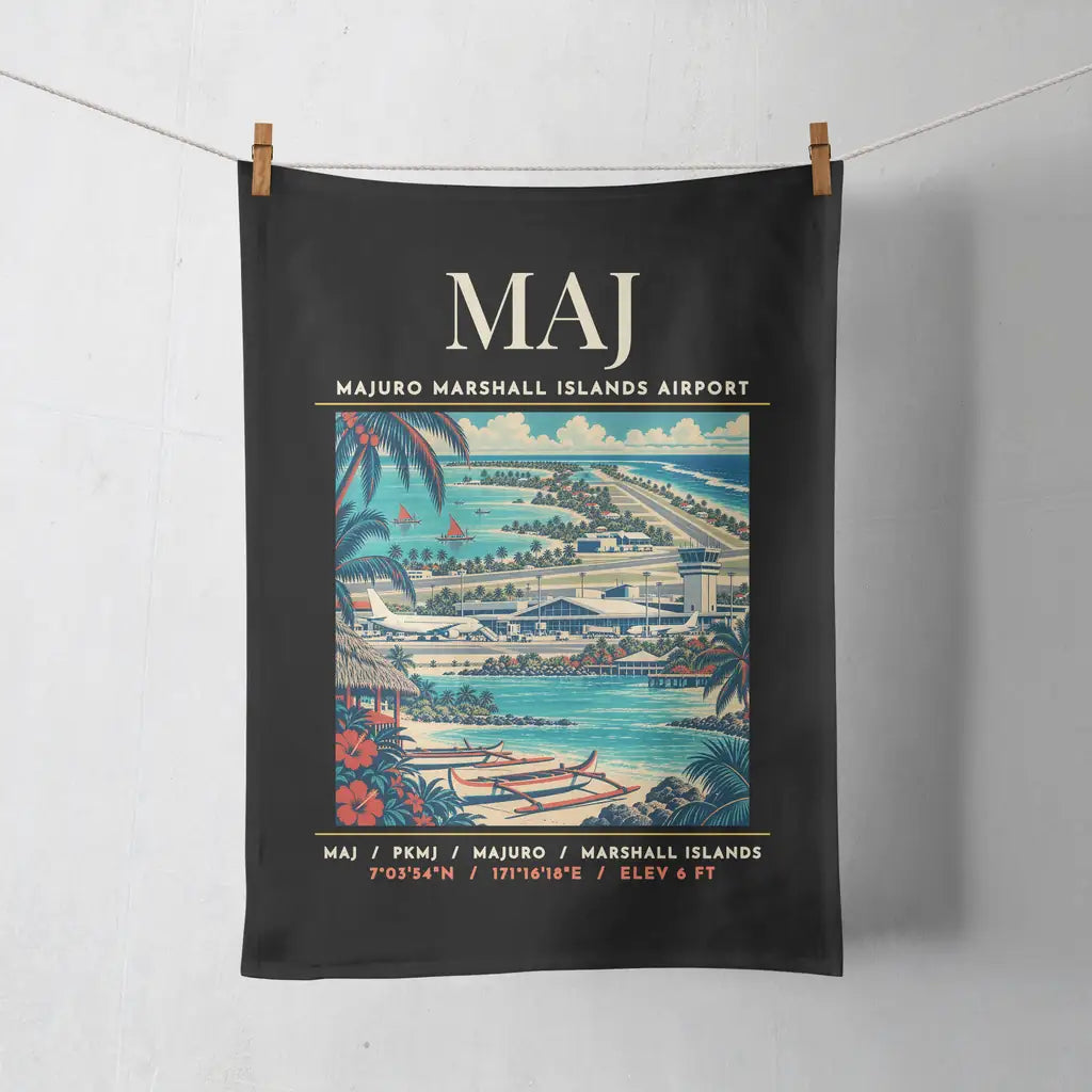 MAJ - Poster - Towel - Black