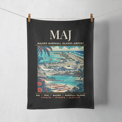 MAJ - Poster - Towel - Black