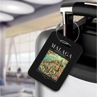 Thumbnail for MALAGA - Poster - Luggage Tag - Black