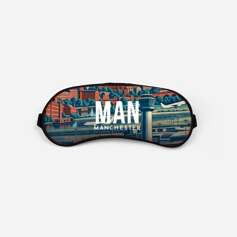 Manchester Airport (MAN) Sleep Masks - Sleep Mask - Scene