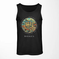 Thumbnail for MANAGUA - Badge - Tank Top - Black