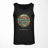 Thumbnail for MANDALAY - Badge - Tank Top - Black