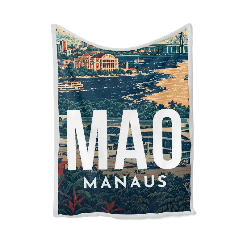 Manaus - Eduardo Gomes International Airport (MAO) Bedding Sets & Blankets - Blanket - Scene