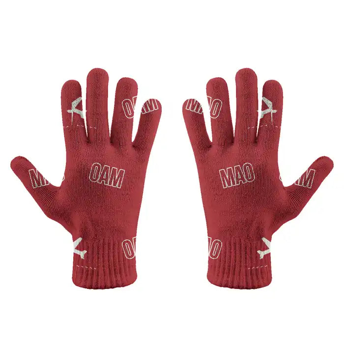 Manaus - Eduardo Gomes International Airport (MAO) Gloves - Gloves - Full - Pattern - Red