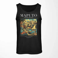 Thumbnail for MAPUTO - Poster - Tank Top - Black