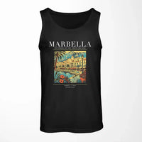 Thumbnail for MARBELLA - Poster - Tank Top - Black