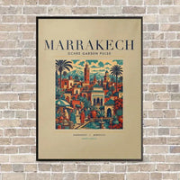 Thumbnail for MARRAKECH - Poster - Canvas Framed - Beige