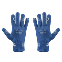 Thumbnail for Moi International Airport (MBA) Gloves - Gloves - Full - Pattern - Blue
