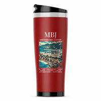 Thumbnail for Sangster International Airport (MBJ) Travel Mugs - Poster - Stainless Steel (No Holder) - Red