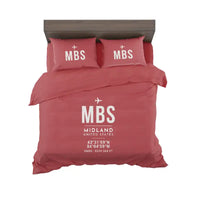 Thumbnail for International Airport (MBS) Bedding Sets & Blankets - Bedding Set - ID Tag - Red