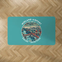 Thumbnail for International Airport (MBS) Carpets - Carpet Rectangle - Badge - Turquoise