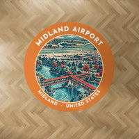 Thumbnail for International Airport (MBS) Carpets - Carpet Round - Badge - Orange