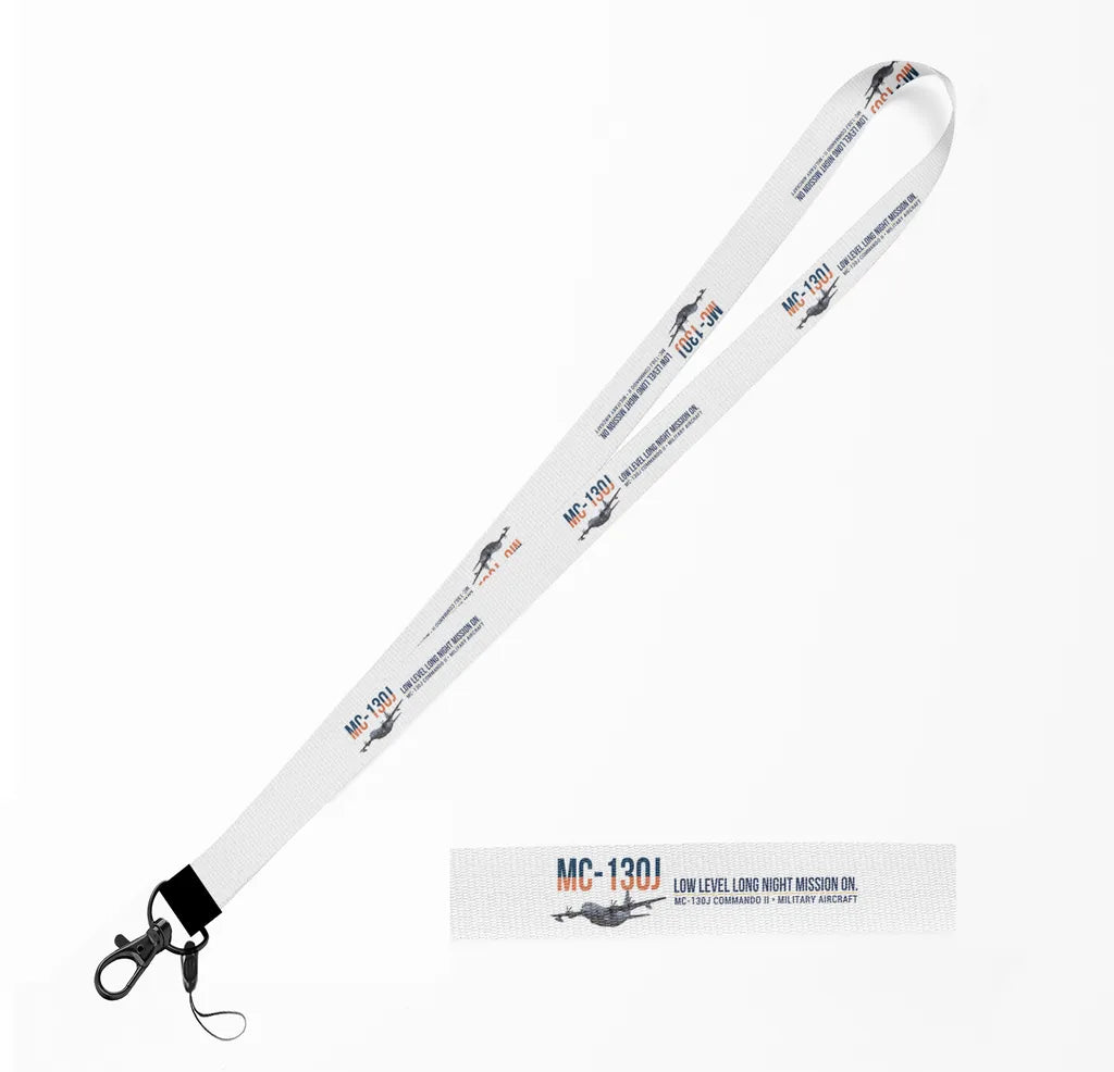 MC-130J Commando II lanyard - white