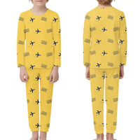 Thumbnail for Orlando International Airport (MCO) Pajamas - Children Pajamas - Yellow