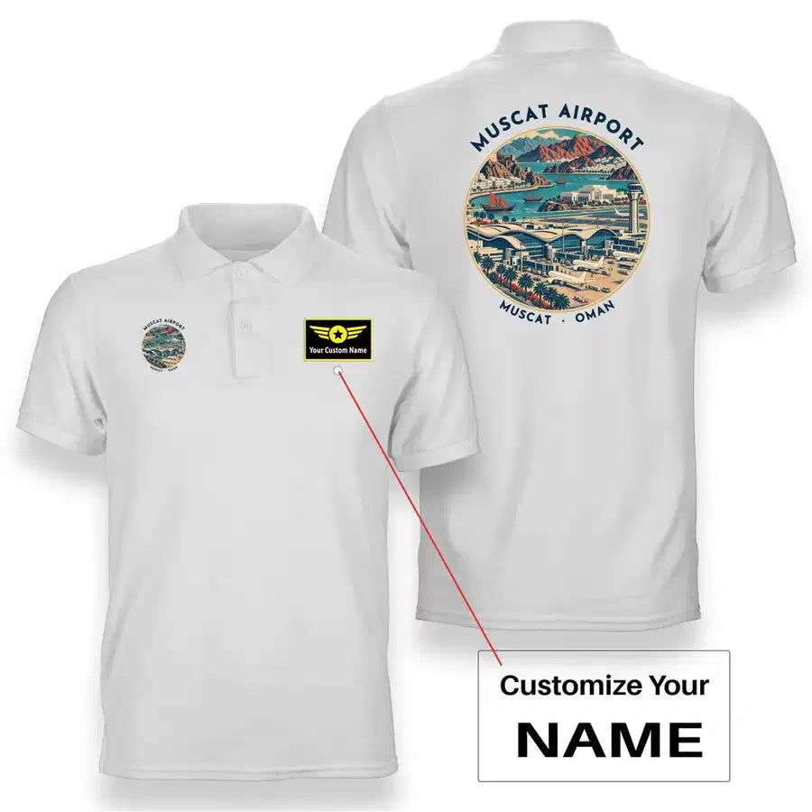MCT - Badge - Double-Side Polo - White + Name
