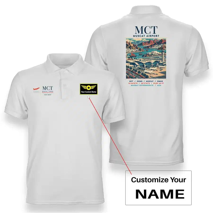 MCT - Poster - Double-Side Polo - White + Name