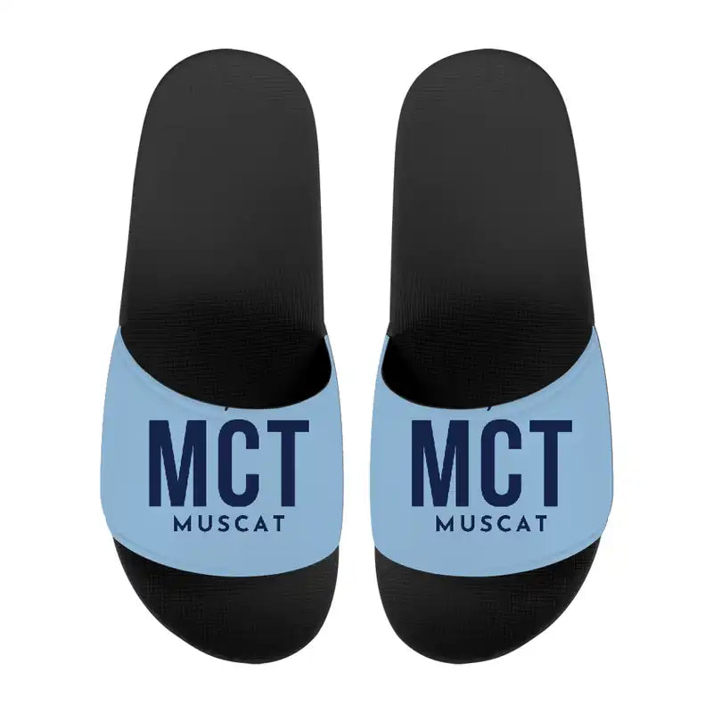Muscat International Airport (MCT) Slippers & Flip Flops - Slippers - Sport - Code - Light Blue