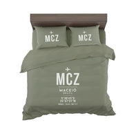 Thumbnail for Maceió Zumbi dos Palmares International Airport (MCZ) Bedding Sets & Blankets - Bedding Set - ID Tag - Green Army