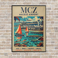 Thumbnail for MCZ - Poster - Canvas Framed - Beige
