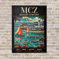 Thumbnail for MCZ - Poster - Canvas Framed - Black