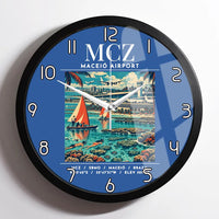 Thumbnail for MCZ - Poster - Wall Clock Framed - Blue