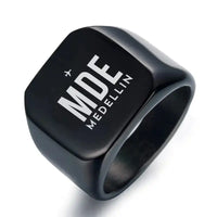 Thumbnail for Jose Maria Cordova International Airport (MDE) Rings - Ring - Black