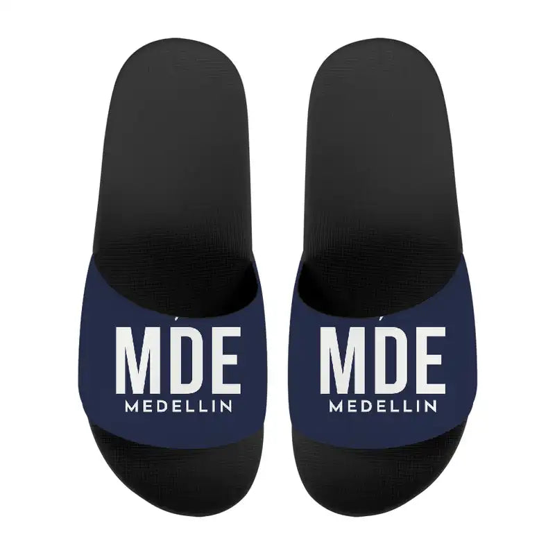 Jose Maria Cordova International Airport (MDE) Slippers & Flip Flops - Slippers - Sport - Code - Navy Blue