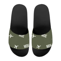 Thumbnail for Jose Maria Cordova International Airport (MDE) Slippers & Flip Flops - Slippers - Sport - Pattern - Green Army