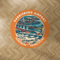 Thumbnail for Harrisburg International Airport (MDT) Carpets - Carpet Round - Badge - Orange