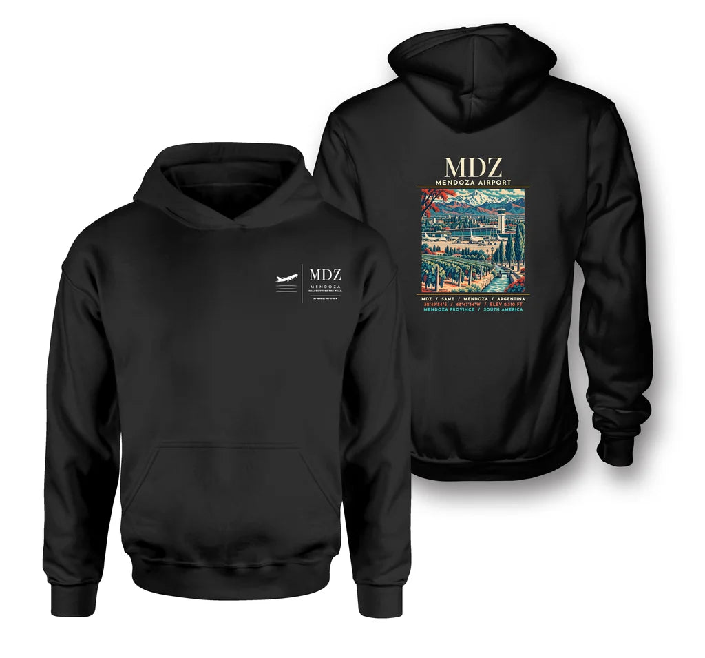 MDZ - Poster - Double-Side Hoodie - Black
