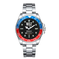 Thumbnail for Governor Francisco Gabrielli International Airport (MDZ) Aviator Watches - Classic - Black - Premium Diver - Blue & Red