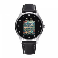 Thumbnail for Governor Francisco Gabrielli International Airport (MDZ) Aviator Watches - Poster - Leather Strap - Black Leather Strap