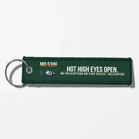 Thumbnail for MD Helicopters MD 530F Police Aviator Key Chains - Dark Green