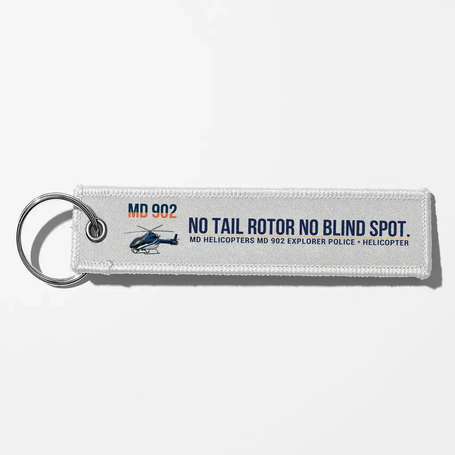 MD Helicopters MD 902 Explorer Police Aviator Key Chains - White