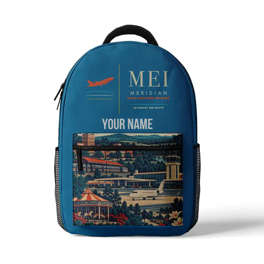 MEI - 3D Backpack - Light Blue + Name