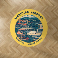 Thumbnail for Meridian Regional Airport (MEI) Carpets - Carpet Round - Badge - Yellow