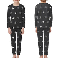 Thumbnail for Meridian Regional Airport (MEI) Pajamas - Children Pajamas - Black