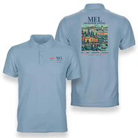 Thumbnail for MEL - Poster - Double-Side Polo - Light Blue