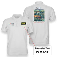 Thumbnail for MEL - Poster - Double-Side Polo - White + Name