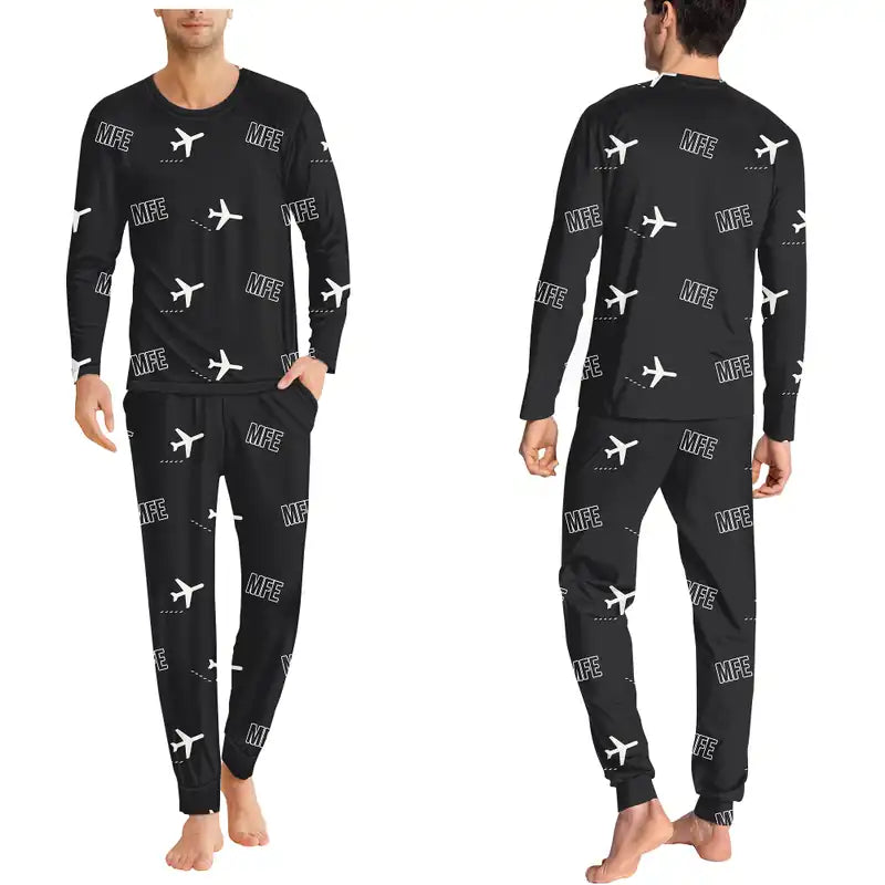 McAllen Miller International Airport (MFE) Pajamas - Men Pajamas - Black