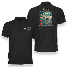 McAllen Miller International Airport (MFE) Premium Polo T-Shirts