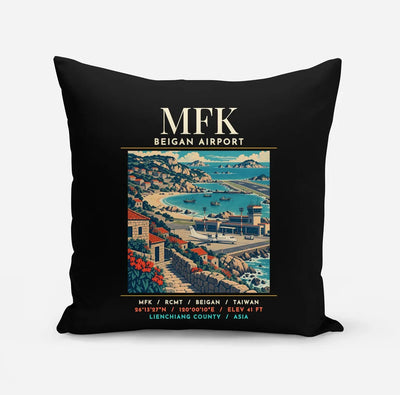 MFK - Poster - Pillow - Black