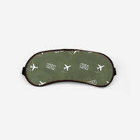 Thumbnail for Macau International Airport (MFM) Sleep Masks - Sleep Mask - Pattern - Green Army