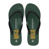 Thumbnail for Augusto C. Sandino International Airport (MGA) Slippers & Flip Flops - Slippers - Flip Flops - Code - Dark Green