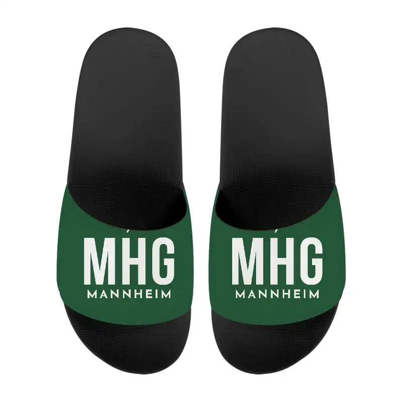 Mannheim City Airport (MHG) Slippers & Flip Flops - Slippers - Sport - Code - Green