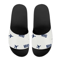 Thumbnail for Mannheim City Airport (MHG) Slippers & Flip Flops - Slippers - Sport - Pattern - White